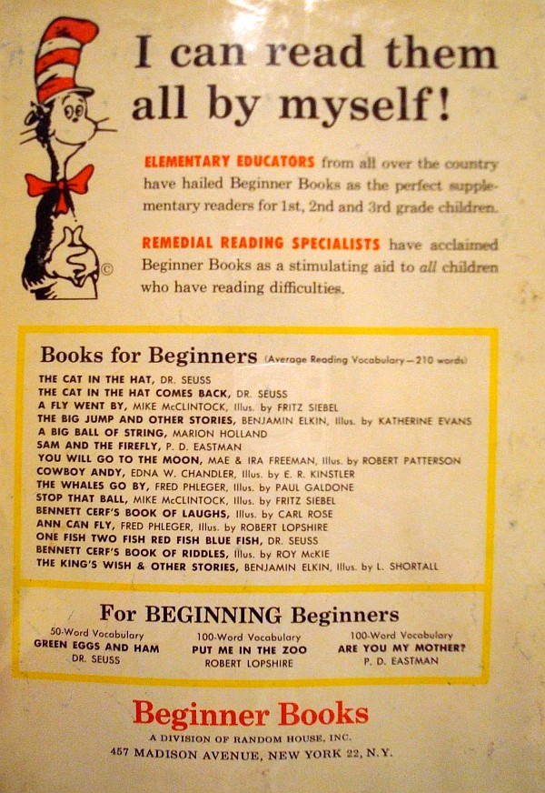 Dr. Seuss First Edition Books