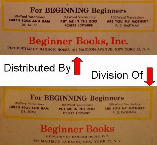 Distributed By - on top, Division Of - on bottom